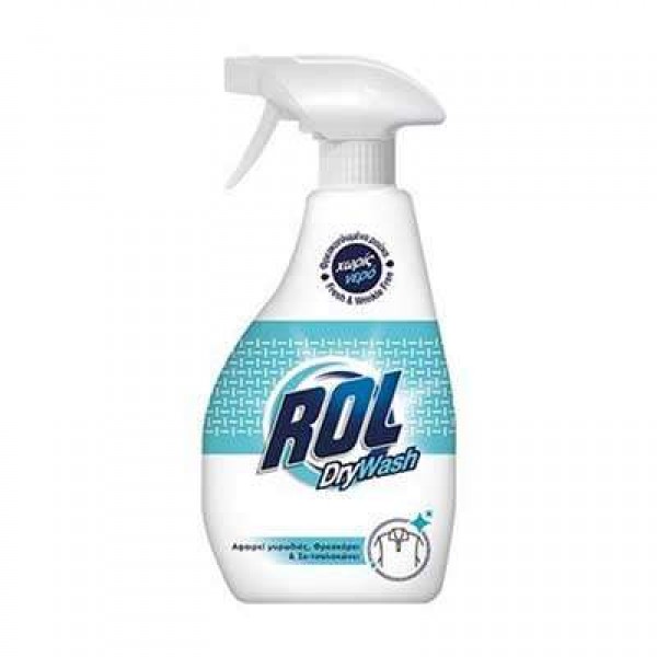 ROL Spray Καθαριστικό Υφασμάτων Για Στεγνό Καθάρισμα Dry Wash Χωρίς Νερό 325ml