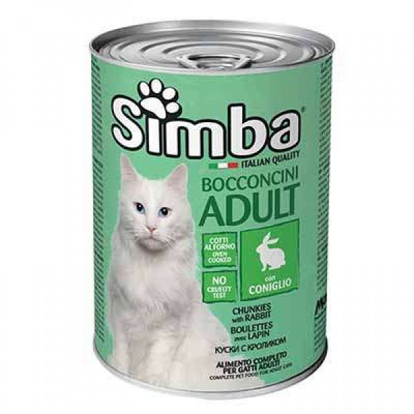 Simba Κονσέρβα Γάτας με Κουνέλι 415g