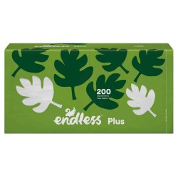 Endless Plus Χαρτοπετσέτες Family Pack Λευκή 30x30 200τμχ