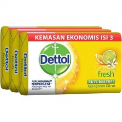 Dettol Fresh Antibacterial Soap 3x65gr