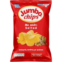 Jumbo Chips Με Αλάτι Χωρίς Γλουτένη 130gr